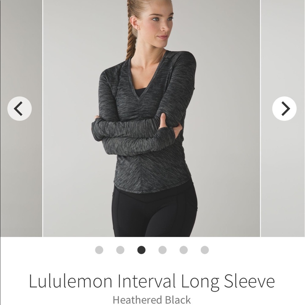 Lululemon Interval Long Sleeve